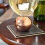 Personalised Rose Gold Stemless Wine Glass, thumbnail 2 of 3