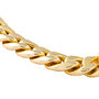 Gold Plated Bronze Cuban Chain Bracelet, thumbnail 3 of 5