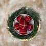 Bespoke Upcycled Saree Diwali Fever Christmas Bauble, thumbnail 2 of 2