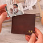 Personalised Mens Leather Wallet And Photo Keepsake, thumbnail 1 of 6