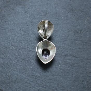 Multi Gemstone Crystal Pendant Set In Sterling Silver, 12 of 12