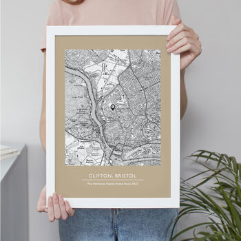 Custom Made UK Map Personalised Homeowner Print, 4 of 12