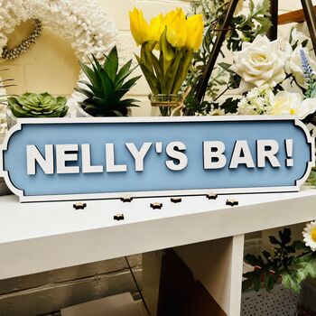 Pub / Bar Sign Vintage Personalised Wooden Roadsign, 12 of 12
