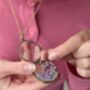 Silver Locket For Stones Pendant, thumbnail 2 of 6