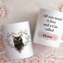 Personalised Love And A Cat Mug More Breed Options, thumbnail 1 of 3