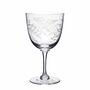 A Pair Of Crystal Wine Glasses With Fern Design, thumbnail 2 of 2