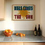 Here Comes The Sun Hand Painted Wall Art Print, thumbnail 5 of 7
