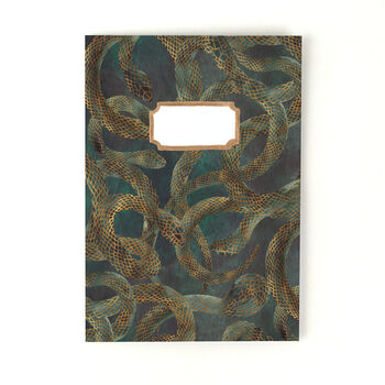 Serpens Snake Print Journal And Notebook Set, 7 of 7