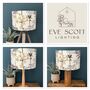 Hedgerow Charcoal And Ochre Botanical Drum Lampshades, thumbnail 10 of 10