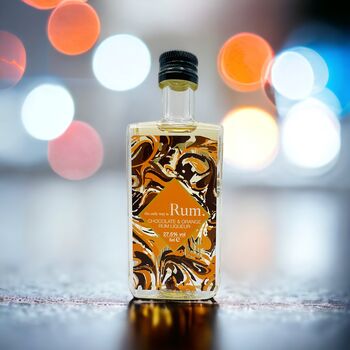 Chocolate Orange Rum Liqueur 5cl With Personalisation, 2 of 5