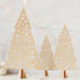 Christmas Tree Set, Star Cutout Design, thumbnail 5 of 5