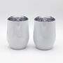 Stainless Steel Bottle And Tumbler Set Sparkling White, thumbnail 2 of 3