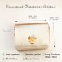 Gold Metallic Small Crossbody Leather Handbag, Shoulder Bag Satchel Style, thumbnail 6 of 11