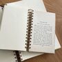 'The Making Of Teddy' Upcycled Notebook, thumbnail 3 of 4