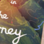 Joy Is In The Journey Print Unframed, thumbnail 3 of 6