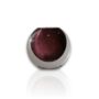 Murano Colored Glass Sphere Sculpture – Deep Plum, thumbnail 2 of 4