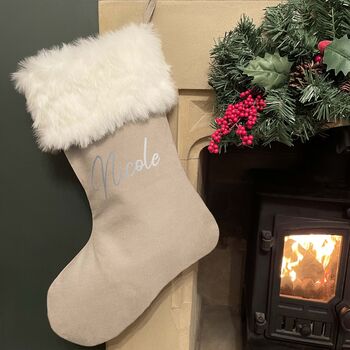 Christmas Stockings And Sacks Personalise With Name, 4 of 11