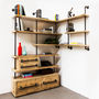 Earl Multi Media And Corner Shelving With Storage Unit, thumbnail 1 of 1