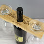 Personalised Wine O'clock Wine Glass And Bottle Holder, thumbnail 1 of 5