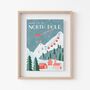 Greetings From The North Pole Print, thumbnail 1 of 4