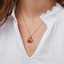 Oyster Shell And Pearl Necklace, 18ct Gold Vermeil, thumbnail 1 of 5