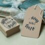 Couple Initials Floral Personalised Rubber Stamp, thumbnail 2 of 5