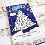 Personalised Blue Christmas Tree Keepsake Card And Decoration, thumbnail 4 of 5