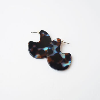 Coral Mini Teardrop Earrings, 5 of 6