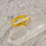 Rainbow Moonstone Gold Ring, thumbnail 4 of 12