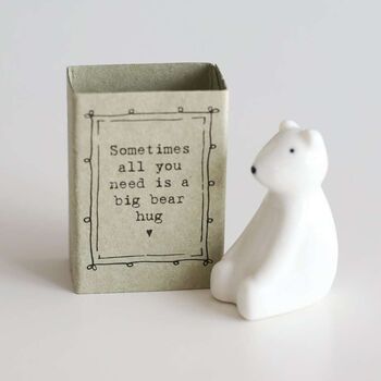 Send A Hug, Bear Hug Matchbox Gift, 2 of 4