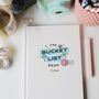 The Bucket List Book Cream Personalised, thumbnail 1 of 7