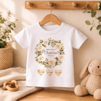 Personalised Newborn Baby Announcement Outfit, 2 of 7