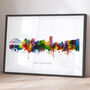 Gateshead Skyline Cityscape Art Print, thumbnail 1 of 12