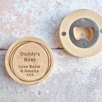Personalised Daddy's Bottle Opener, 2 of 4