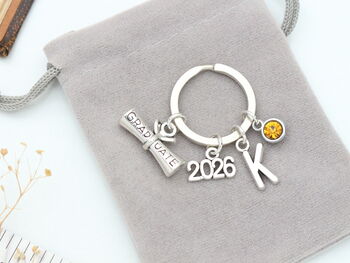 2026 Graduation Keyring, Personalised Gift Keepsake, 2 of 9