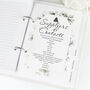 Personalised Botanical Border Wedding Planner, thumbnail 11 of 12
