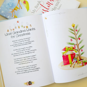 Christmas Nursery Rhymes And Personalised Poems Book, 4 of 8