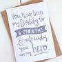'You Are My Hero' First Father's Day Card, thumbnail 4 of 4