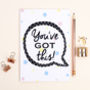 'You've Got This' A5 Lined Notebook, thumbnail 1 of 2