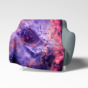 Galaxy Fleece Blanket Rosette Nebula Pink, 2 of 10