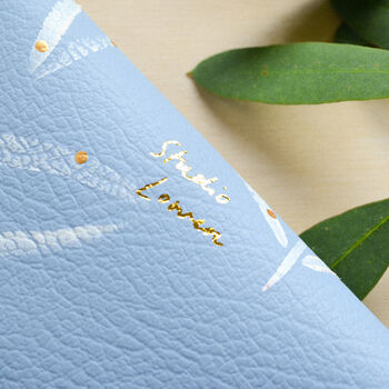 Personalised Recycled Leather Pastel Card Holder, 3 of 9