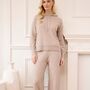 Cashmere Wide Leg Joggers, thumbnail 1 of 9