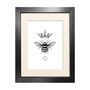 'The Honey Queen Bee' Fine Art Print, thumbnail 5 of 6