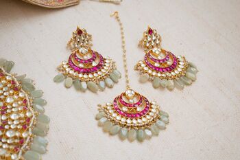 Amalia Kundan Jewellery Set, 6 of 7