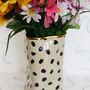 Personalised Polka Dot Ceramic Vase, thumbnail 3 of 4
