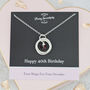 40th Birthday Birthstone Necklace, thumbnail 1 of 11