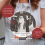 Personalised Wedding Anniversary Metal Hanging Sign, thumbnail 2 of 2