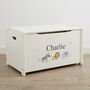 Personalised Jungle Design Toy Box, thumbnail 1 of 3