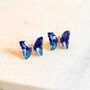 Butterfly Stud Earrings, thumbnail 2 of 3