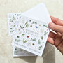 Eucalyptus And Gypsophila Wildflower Seed Packet Favours, thumbnail 4 of 9